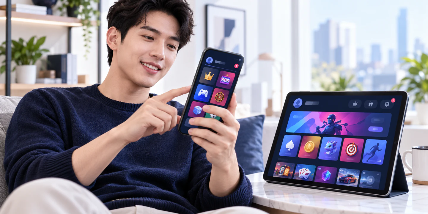 APP MN88: game và tài khoản trên điện thoại trước giao dịch